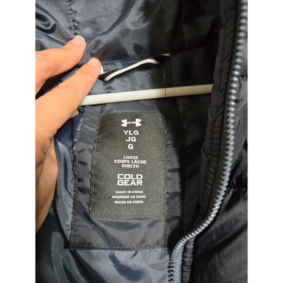 Under armour youth large black puffer jacket - Picture 6 of 7